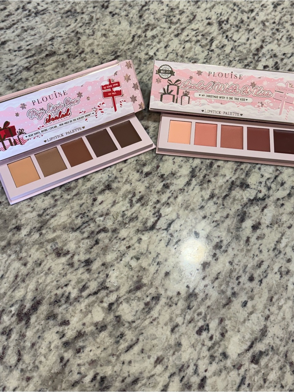 P Louise Lipstick Palettes . (2) Palettes 1)color knicked. See pics.